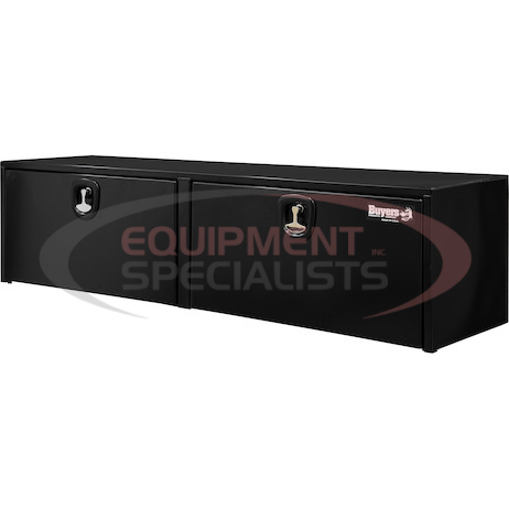 (Buyers) [1732320] 18x18x72 Inch Black Steel Underbody Truck Box With 3-Point Latch