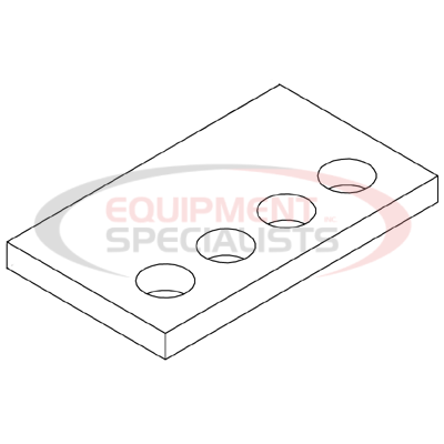 (Boss) [LTA07758] PUSHBEAM MOUNTING TABS, UNIV, U/C