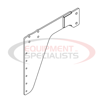 (Boss) [LTA11153-03] SIDE PLATE WMNT, JOHNDEERE 5, 4 CYL [BLACK]