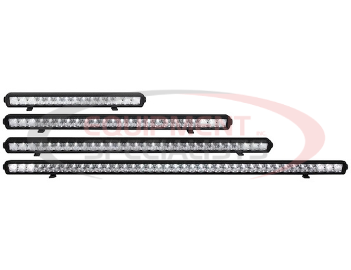 (Buyers) STRIAGHT SINGLE ROW LED CLEAR COMBINATION SPOT-FLOOD LIGHT BAR