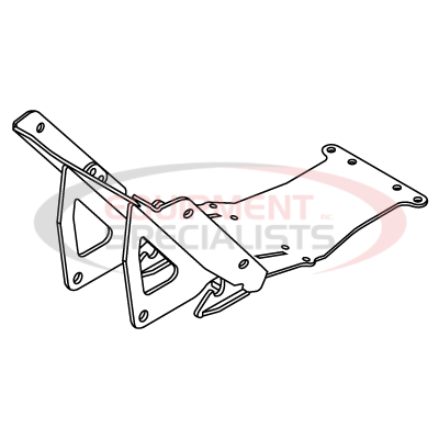 (Boss) [LTA13595-03] SKID PLT, HONDA FOREMAN, 06-13, ATV [WELD]