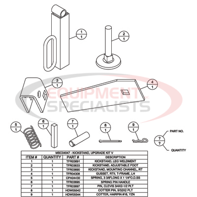 (Boss) [MSC04047] KICKSTAND, UPGRADE KIT V