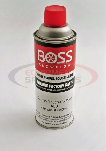 (Boss) [MSC04098] PAINT, RED SPRAY/97NEWER PLOWS