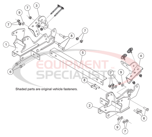 (Western) [31270] MOUNT KIT FORD SUPERDUTY