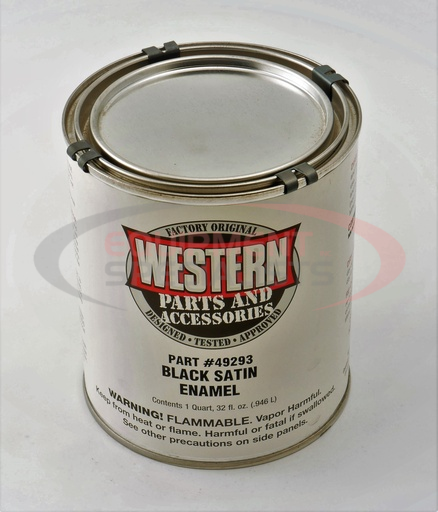 (Western) [49293] WESTERN® BLACK ENAMEL QUART