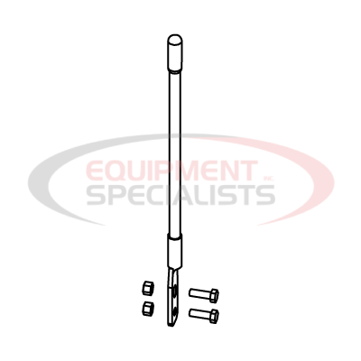 (Boss) [MSC13652] BLADE GUIDE KIT SHORT, (2) GUIDES W/HDW