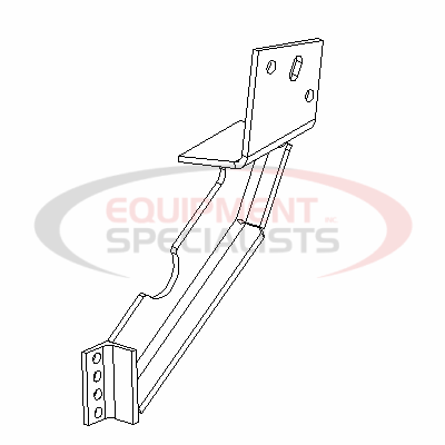 ANGLE BRKT, LH, DGE 94+ RT2/3 [WELD, BLACK]