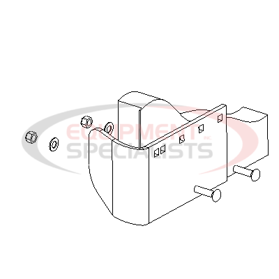 (Boss) [STB00313] CURB GUARD KIT, SPR DTY XT, RH