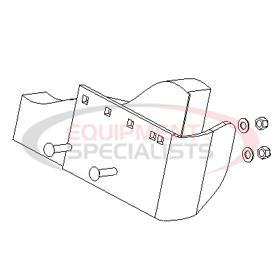 (Boss) [STB00315] CURB GUARD KIT, SPR DTY XT, LH