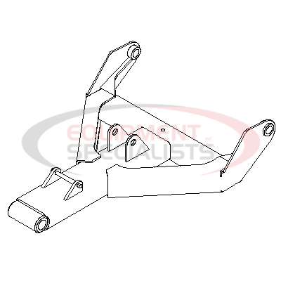 (Boss) [TFR13105-03] PUSHFRAME ASM RT3 V, UTV [WELD, BLACK]