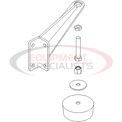 BUMPER BRKT W/HDW, DR, 07+, TGS