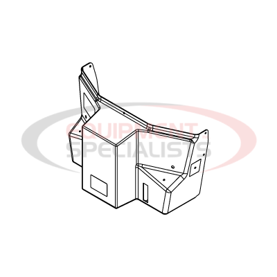 (Boss) [VBS14011] FRONT COVER, POLY, VBS, PINTLE