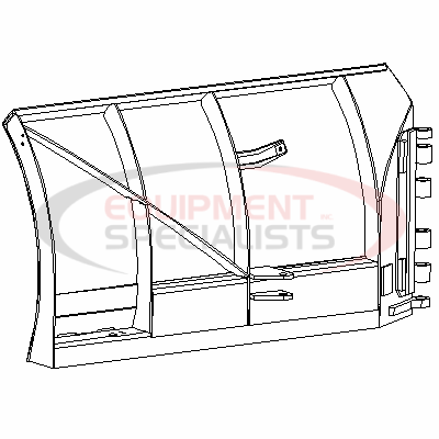 BLADE HALF W/EDGE, RT3, LEFT, 10', FCE