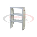 ADJUSTABLE 3 SHELF UNIT, 28IN X 44IN X 13.5IN