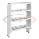 HEAVY DUTY ADJUSTABLE 4 SHELF UNIT, 60IN X 36IN X 16IN