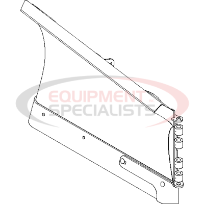 (Boss) [BAR18015] BLADE HALF W/EDGE, RT3, RH, 8'2, STEEL DXT