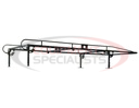 13-1/2 FOOT BLACK SERVICE BODY LADDER RACK