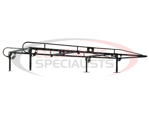 (Buyers) [1501250] 13-1/2 FOOT BLACK SERVICE BODY LADDER RACK