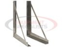 24X24 INCH WELDED ALUMINUM MOUNTING BRACKETS