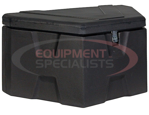 (Buyers) [1701680] 18X19X36 INCH BLACK POLY TRAILER TONGUE TRUCK BOX