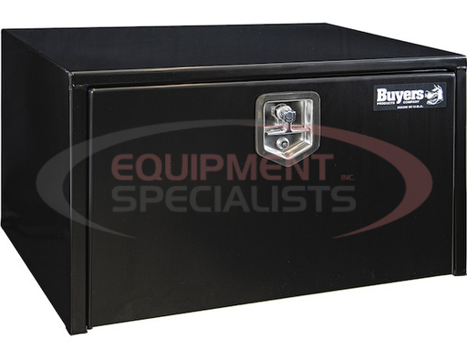 (Buyers) [1702303] 18X18X30 INCH BLACK STEEL UNDERBODY TRUCK BOX