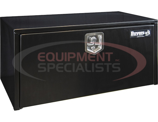 (Buyers) [1702305] 18X18X36 INCH BLACK STEEL UNDERBODY TRUCK BOX