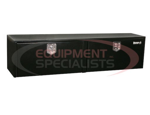 (Buyers) [1702325] 18X18X72 INCH BLACK STEEL UNDERBODY TRUCK BOX