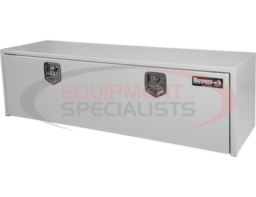 (Buyers) [1702415] 18X18X60 INCH WHITE STEEL UNDERBODY TRUCK BOX