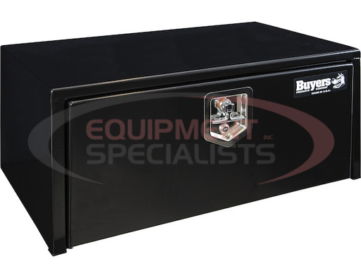 (Buyers) [1703303] 14X16X30 INCH BLACK STEEL UNDERBODY TRUCK BOX