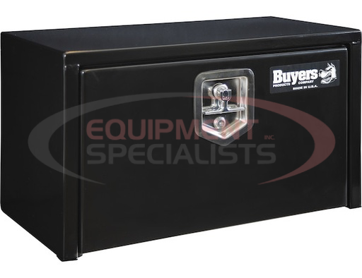 (Buyers) [1703350] 14X12X24 INCH BLACK STEEL UNDERBODY TRUCK BOX