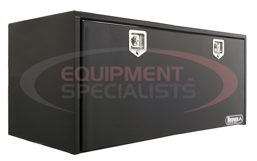 (Buyers) [1704315] 24X24X60 INCH BLACK STEEL UNDERBODY TRUCK BOX