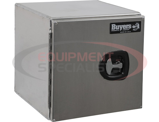 (Buyers) [1705315] 18X18X60 INCH SMOOTH ALUMINUM UNDERBODY TRUCK BOX WITH BARN DOOR