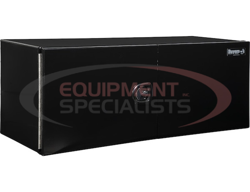 (Buyers) [1705915] 18X18X60 INCH XD BLACK SMOOTH ALUMINUM UNDERBODY TRUCK BOX WITH BARN DOOR