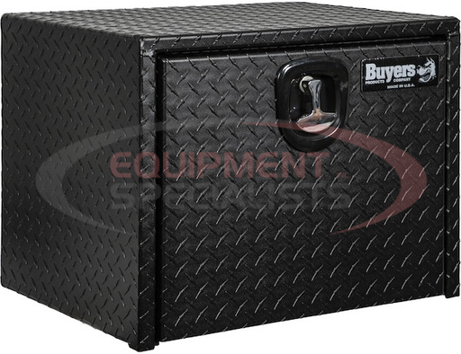 (Buyers) [1715105] 18X18X36 INCH TEXTURED MATTE BLACK DIAMOND TREAD ALUMINUM UNDERBODY TRUCK BOX