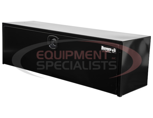 (Buyers) [1732315] 18X18X60 INCH BLACK STEEL UNDERBODY TRUCK BOX WITH 3-POINT LATCH