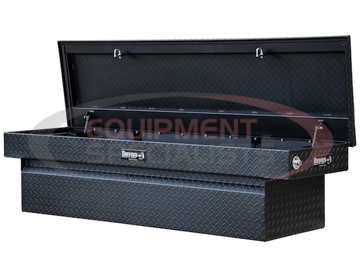 (Buyers) [1739415] 23X20X71 INCH TEXTURED MATTE BLACK DIAMOND TREAD ALUMINUM CROSSOVER TRUCK BOX - LOWER HALF 16X20X60