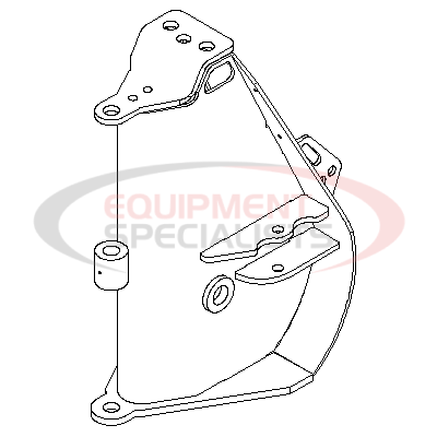 (Boss) [CHA13050-01] CENTER SECTION, RT3 V, UTV [WELD] [RED]