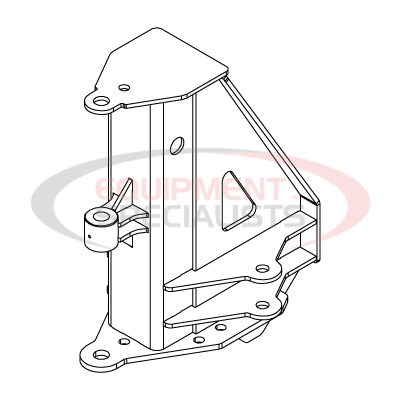 (Boss) [CHA13430-01] CENTER SECTION, V, ATV/UTV [WELD] [RED]