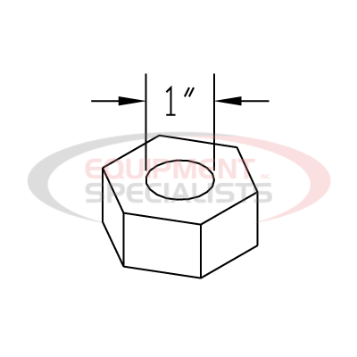 (Boss) [HDW07704] NUT [1-8, TOP L/N, GRC, YZN]