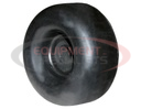 ROUND RUBBER BUMPER - 2-1/2 DIAMETER X 1 INCH HIGH - BLACK