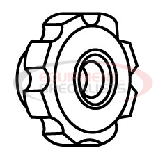 (Boss) [HDW14463] THUMB SCREW, 1/4-20 (4212) , NUT