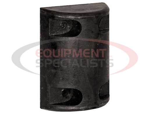 (Buyers) [B4000] HEAVY DUTY FRICTION STOCK BUMPER - 6 X 3 X 8 INCH TALL - SET OF 2